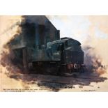 DAVID SHEPHERD (b. 1931) SUITE OF THREE ARTIST SIGNED LIMITED EDITION COLOUR PRINTS OF STEAM