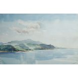 JOHN CHIRNSIDE (MANCHESTER) WATERCOLOUR DRAWING 'From the great Orme, Llandudno' Signed 14" x 21" (