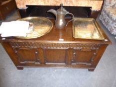 1930s OAK BLANKET CHEST