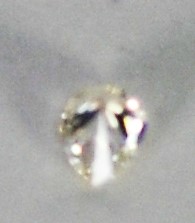 PEAR SHAPED SOLITAIRE DIAMOND, unmounted, .67ct - Image 2 of 2