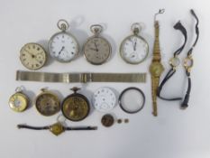 POCKET WATCHES, WRIST WATCHES AND WATCH PARTS (QUANTITY)