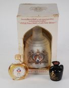 ARTHUR BELL & SONS, BOXED COMMEMORATIVE BELL-SHAPED DECANTER OF WHISKY 'Marriage of H.R.H. Prince