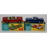 CORGI TOYS BOXED "CHRYSLER IMPERIAL" NO 246 red with driver and female passenger the boot with