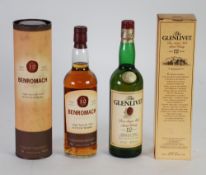 GORDON & MACPHAIL 70cl BOTTLE BENROMACH-GLENLIVET SINGLE SPEYSIDE MALT SCOTCH WHISKY aged 12