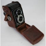 FRANKE & HEIDECKE TWIN LENS REFLEX 'ROLLEICORD' CAMERA with Heidosmat f3.2, 75mm and SCHNEIDER -