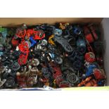 A SELECTION OF J. HILL AND CO., DINKY TOYS AND OTHER PAINTED LEAD AND METAL MODEL MOTORCYCLES,