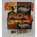 CORGI TOYS MINT AND BOXED "JAMES BOND ASTON MARTIN D.B 5 NO 261 with secret instructions and