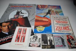 JAMES BOND - MIXED LOT FOUR 1960's/70's DANISH ADVERTISING BROCHURES 'From Russia with Love' (