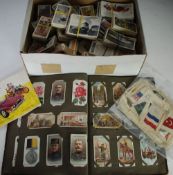 LARGE LOOSE BUT SORTED SELECTION OF CIGARETTE AND TEA CARDS, PART SETS to include John Player & Sons