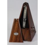 MAEZEL 'PAQUET' METRONOME, in mahogany case