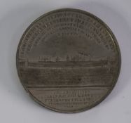 J. TAYLOR MEDALLIST, BIRMINGHAM, A WHITE METAL MEDAL struck to commemorate 'Sir Isambart Marc Brunel