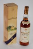 THE MACALLAN 70cl BOTTLE SINGLE HIGHLAND MALT SCOTCH WHISKY 18 YEARS OLD, 43% VOL distilled 1975,