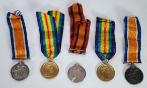 SOUTH AFRICA MEDAL WITH BAR 'RELIEF OF LADYSMITH' (the ribbon and bar broken from medal) 3645 Plt J.