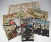 FIVE CIRCA 1940s WORLD WAR II MILITARY RELATED BOOKLETS to include 'Roof Over Britain', 'Arctic War'