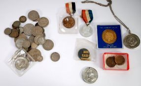 SELECTION OF GB SILVER AND COPPER COINAGE FROM GEO TO PRE DECIMAL includes 10 silver, three pence