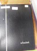 BLACK SCHAUBEK STOCKBOOK HOUSING A MAINLY GB MINT COLLECTION TO 2007