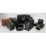 ZEISS IKON MAXIMAN 207/5 FOLDING BELLOWS CAMERA with Tessar f4.5, 13.5cm lens, with case, (as found)