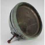 LUCAS P100 LARGE CAR HEAD LAMP from a 1937 Lagonda LG45. 12" diameter (distressed)