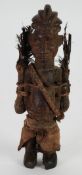 YAKA CARVED WOOD FETISH BUNDLE FIGURE, 11" (28cm) high