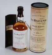 THE BALVENIE A 70cl BOTTLE OF SINGLE BARREL MALT SCOTCH WHISKY, in cask date 17/2/1077, cask no.