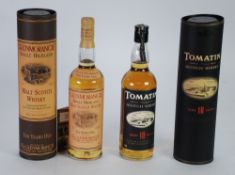 TOMATIN 70cl BOTTLE OF SINGLE HIGHLAND MALT SCOTCH WHISKY aged 10 years, 40% vol., with sealed screw