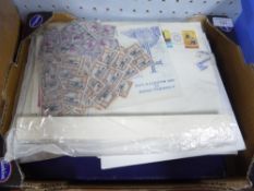SMALL BOX CONTAINING A COLLECTION OF GUERNSEY IN BLUE ALBUM PLUS TWO 1994 BOXED SETS also noted