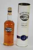 BOWMORE 70cl BOTTLE ISLAY SINGLE MALT SCOTCH WHISKY 17 YEARS OLD, 43% vol., with sealed cork top, in