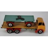 SHACKLETON MODELS FODEN F.G SIX WHEEL PLATFORM LORRY, yellow with red guards and grey fuel tank