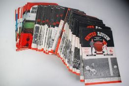 QUANTITY OF MANCHESTER UNITED HOME PROGRAMMES SEASONS 65/65 66/67 67/68 68/69 127 IN TOTAL