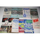 MANCHESTER UNITED HOME AND AWAY PROGRAMMES, SEASON 1959/60, 1960/61 AND TWO FROM 90/91, to