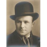 A. S. KAY BLACK AND WHITE PHOTOGRAPHIC PORTRAIT 'Harry Rutherford' 6" x 4 1/2" (15 x 11.5cm) (No.