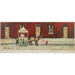 •ALAN LOWNDES (1921-1978) ARTIST SIGNED REPRODUCTION COLOUR PRINT 'THE ICE CREAM CART' Guild