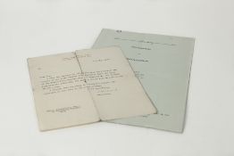 LETTER TO HARRY RUTHERFORD FROM THE ROYAL ACADEMY OF ARTS, Piccadilly, London W1, notifying him that