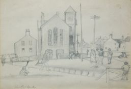 HARRY RUTHERFORD (1903 - 1985) PENCIL DRAWING 'Maryport' Signed 7" x 9 1/2" (18 x 24cm) (