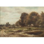 T. JACKSON (Early Twentieth Century) WATERCOLOURS, A SET OF SIX Miniature landscapes, each signed