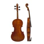 MID 20th CENTURY VIOLA LABELLED MARTEN CORNELISSEN APELDOORN 1965 OPUS 46, with two piece back, 16