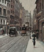 ARTHUR DELANEY (1927-1987) TWO LIMITED EDITION COLOUR PRINTS 'High Street' No. 486/850 13" x 11" (