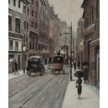 ARTHUR DELANEY (1927-1987) TWO LIMITED EDITION COLOUR PRINTS 'High Street' No. 486/850 13" x 11" (