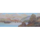 ROLAND STEAD (Late Nineteenth/early Twentieth Century) WATERCOLOURS, A PAIR 'Coniston Lake and Old