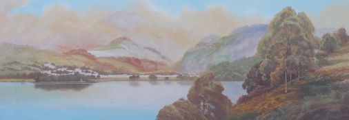 ROLAND STEAD (Late Nineteenth/early Twentieth Century) WATERCOLOURS, A PAIR 'Coniston Lake and Old