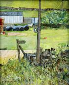IAN THOMPSON (b. 1937) ACRYLIC ON CANVAS 'Footpath' Signed and dated 2011, titled to label verso 20"