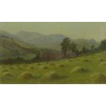 HARRIET R. HALL (Twentieth Century) WATERCOLOUR DRAWING 'Lyndend' Farm, Broughton Mills Signed,