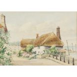 FRED J. BOLLANDS (Early Twentieth Century) WATERCOLOURS, TWO 'Lancaster from the river' and