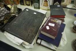 THE HOLY BIBLE (A.F.) AND A QUANTITY OF MISC BOOKS VARIOUS