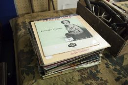 A COLLECTION OF LP RECORDS TO INCLUDE; DOMINGO, NELLIE MELBA, FAURE's REQUIM, KATHLEEN FERRIER,