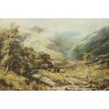 H.G. CRESSWELL (?) PAIR OF EARLY TWENTIETH CENTURY WATERCOLOUR DRAWINGS Highland scenes one with