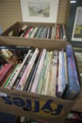 LARGE QUANTITY OF BOOKS, MID TO LATE TWENTIETH CENTURY TO INCLUDE CHINESE AND OTHER COOKERY BOOKS,