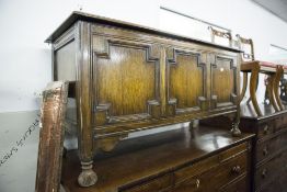 JACOBEAN STYLE OAK BLANKET CHEST