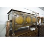 JACOBEAN STYLE OAK BLANKET CHEST