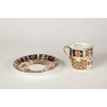 POINTONS, DERBY STYLE JAPAN PATTERN CHINA MOUSTACHE CUP AND SAUCER, printed mark to cup (2)